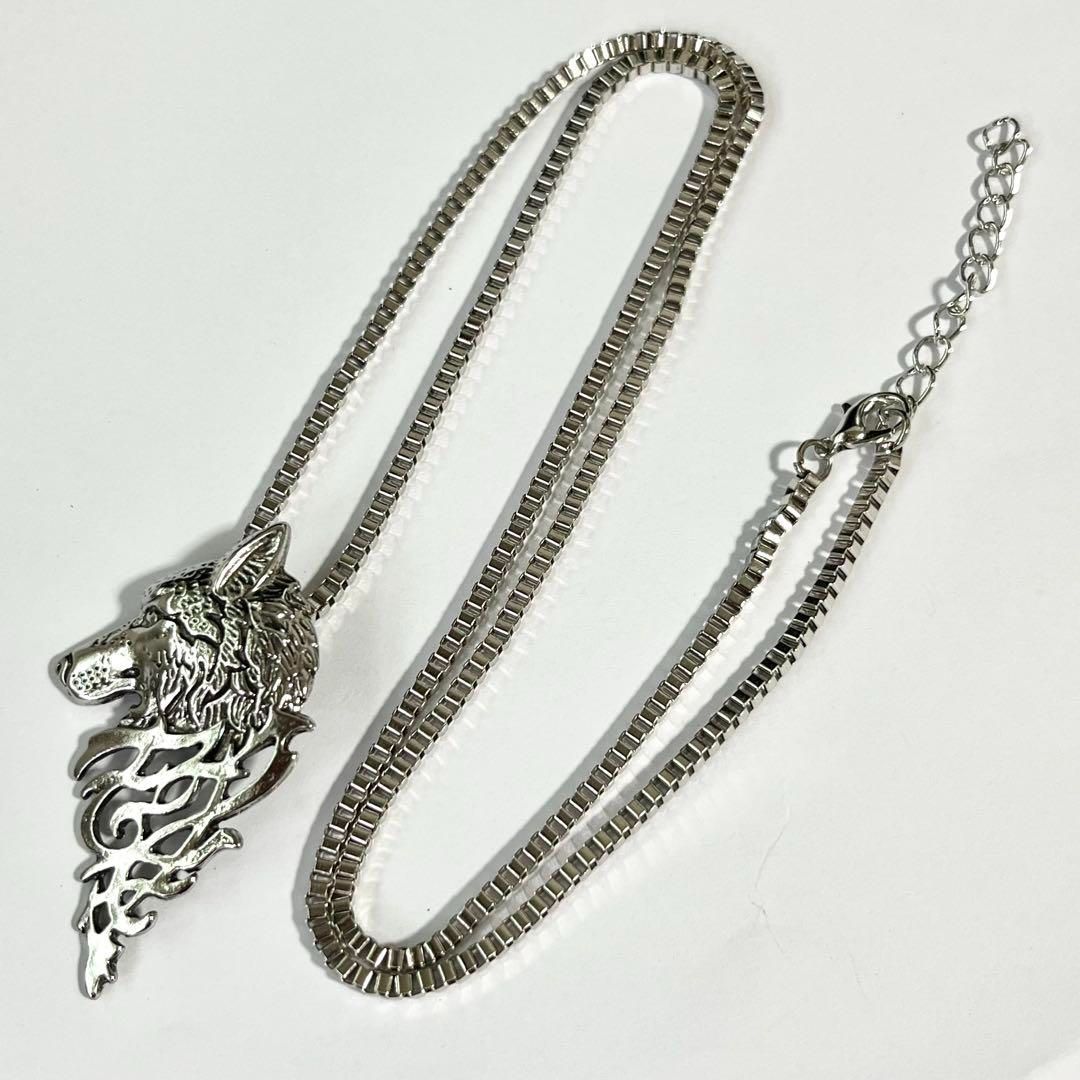 N021-a ネックレス ウルフ オオカミ ヒップホップ 新品 N021-a ネックレス ウルフ オオカミ ヒップホップ 新品