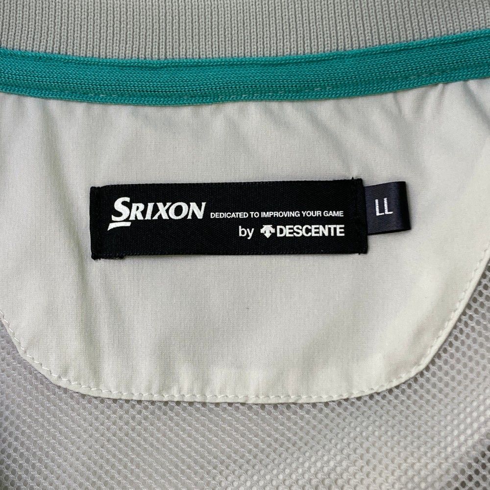 サイズ：LL SRIXON スリクソン by DESCENTE 長袖ブルゾン  グレー系 [240101417866] ゴルフウェア メンズ ストスト サイズ：LL SRIXON スリクソン by DESCENTE 長袖ブルゾン グレー