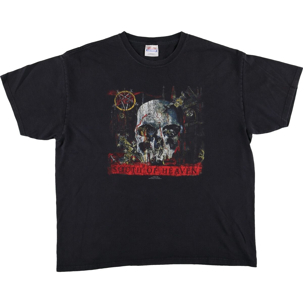 古着 00年代 ヘインズ Hanes SLAYER スレイヤー バンドTシャツ