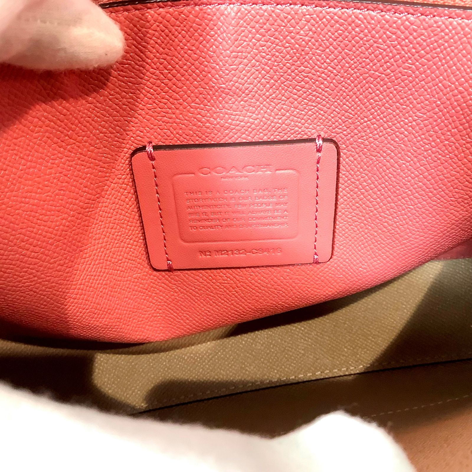 美品】コーチ（COACH）モリートー ト25 C8416 アウトレット キャンバス  