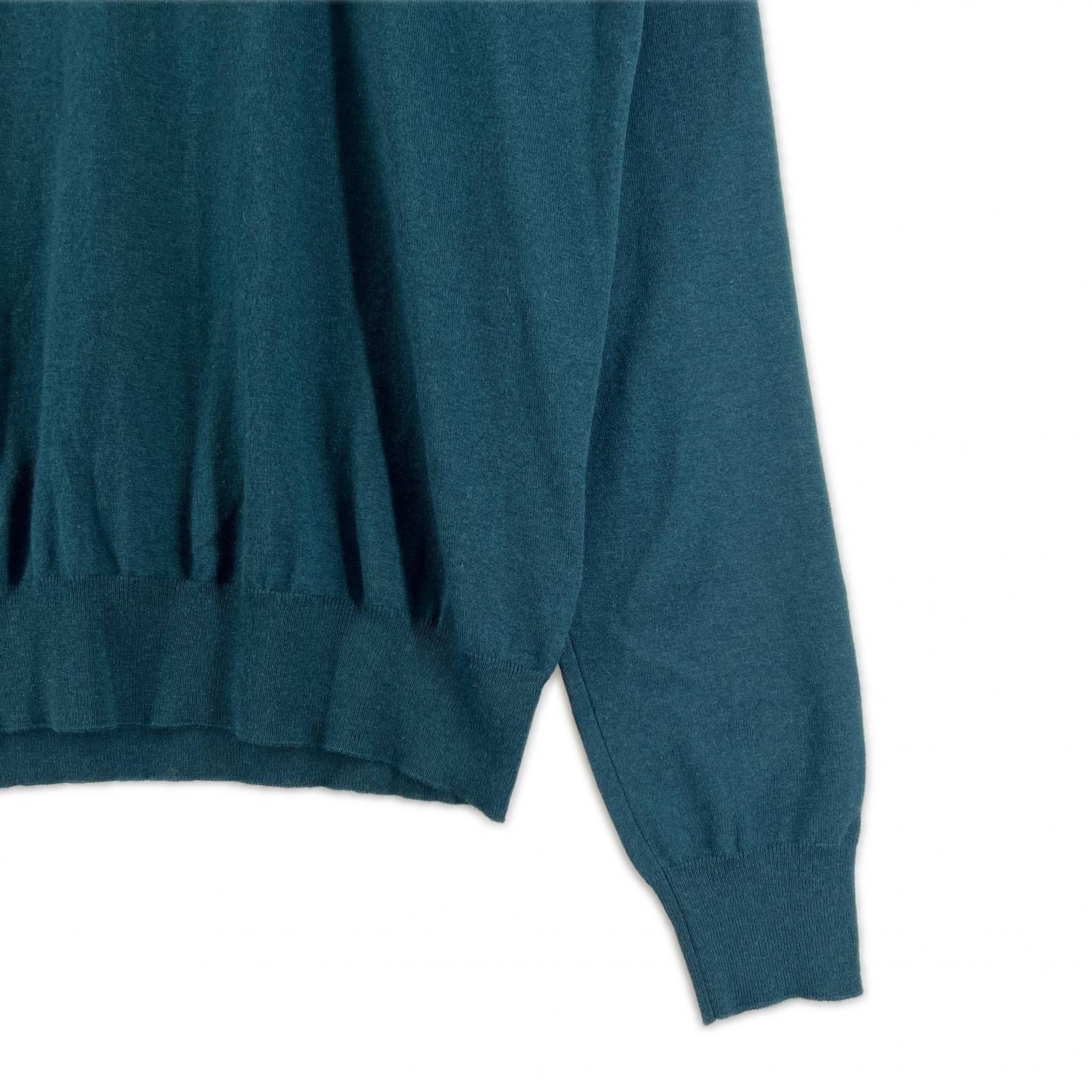 極美品△PRADA プラダ UMR329 カシミヤ シルク混 長袖 タートルネック