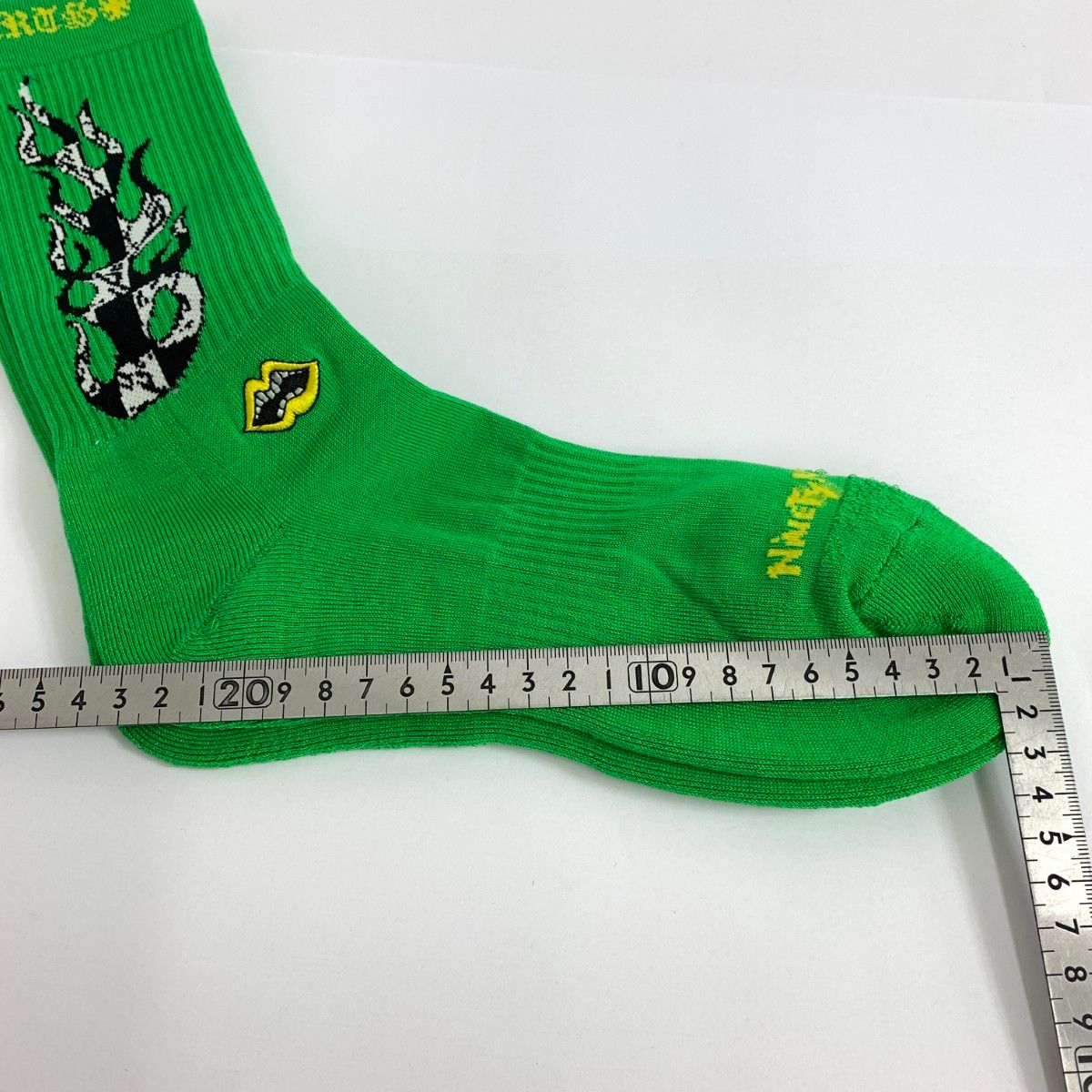 美品 Chrome Hearts クロムハーツ マッティボーイ 靴下 グリーン