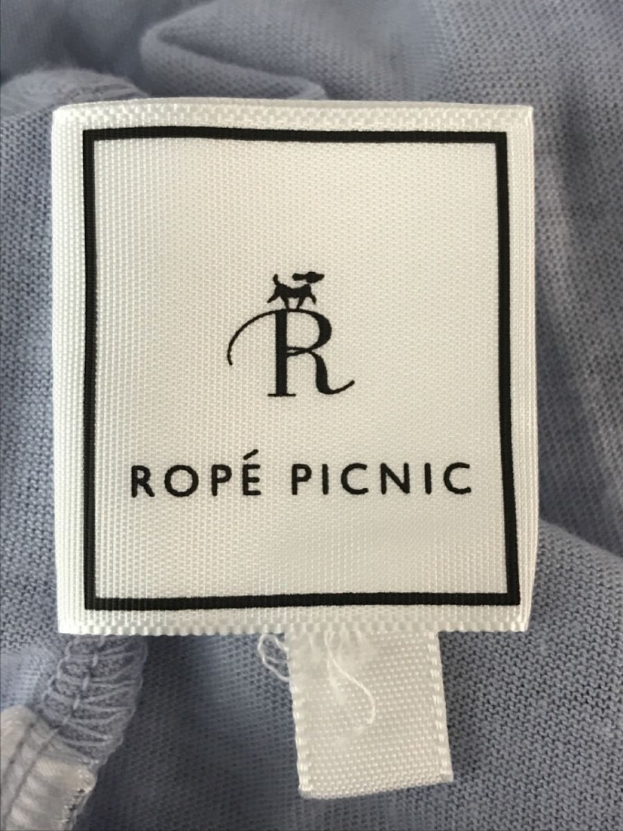 Rope Picnic ロペピクニック レース カットソー size40/水色 ■◇ レディース