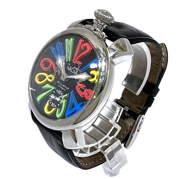 ガガミラノ マヌアーレ48 mm スケルトン 時計 腕時計 メンズ