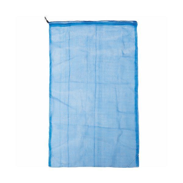 TRUSCO メッシュ回収袋 60×100cm ブルー TMK-60100-50 1箱 50枚