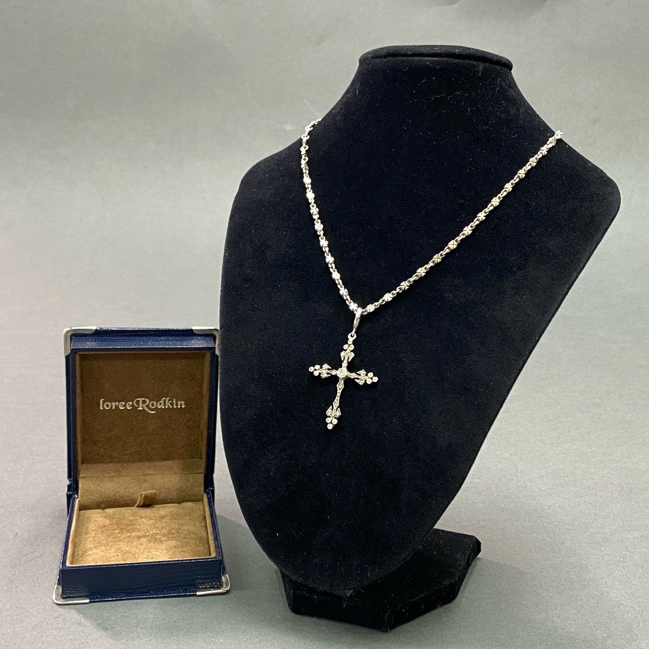 LOREE RODKIN ネックレス クロス 十字架