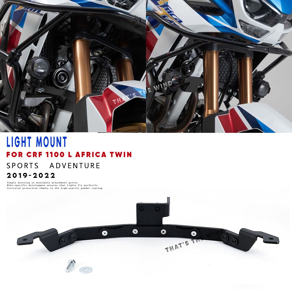 ライトマウント フォグランプ スポットライト ブラケットホルダー ホンダ CRF1100 CRF 1100 L アフリカツイン アドベンチャー スポーツ 20