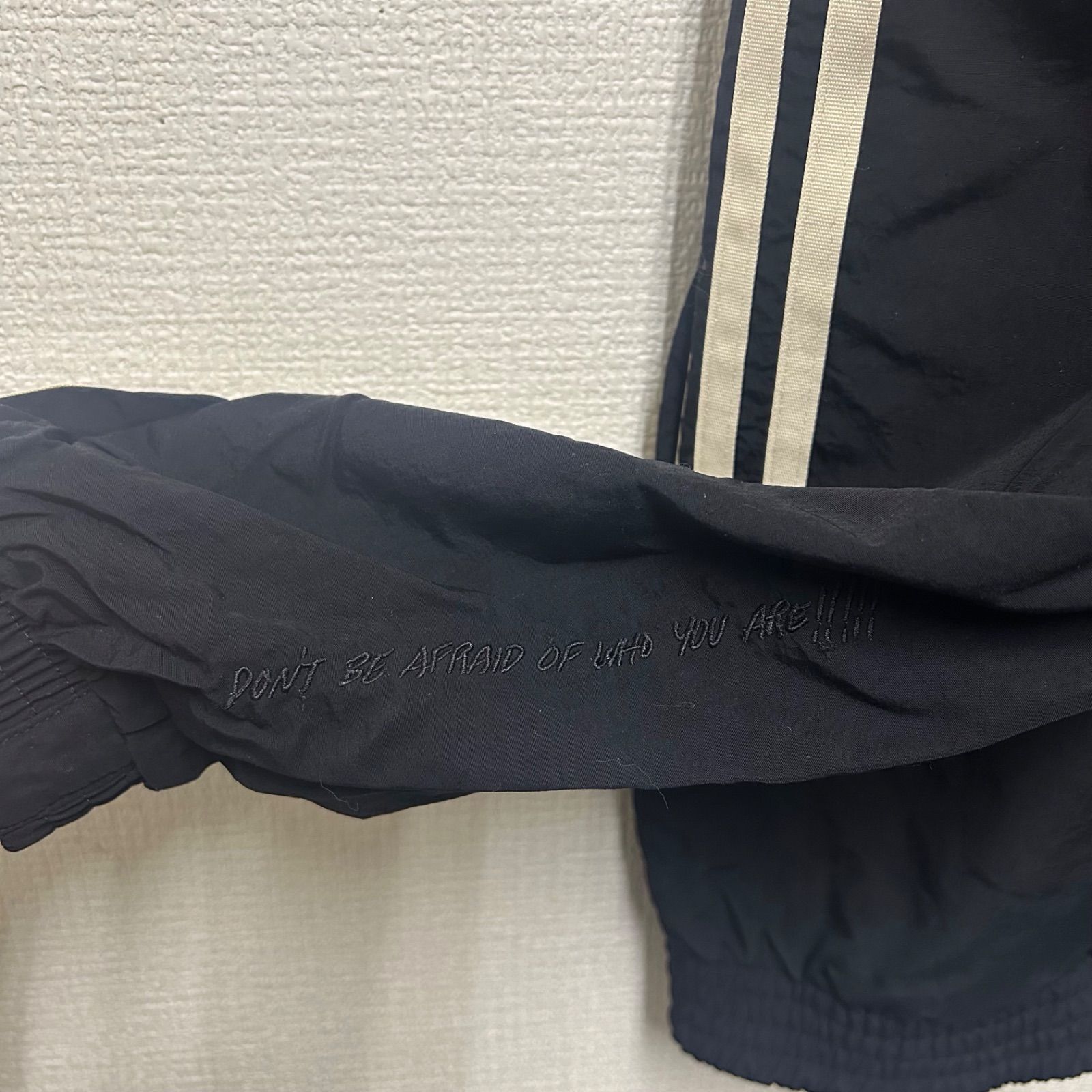 【希少】　アディダス　UNITY リバーシブルジャケット　ナイロン　刺繍　黒　L 激レア】アディダス UNITY リバーシブル ジャケット スケボー