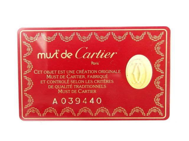 T05/016未使用保管品Cartierカルティエマストライン大型マルチケース CRL3001574 - マスト ドゥ カルティエ カードケース - バーガンディ