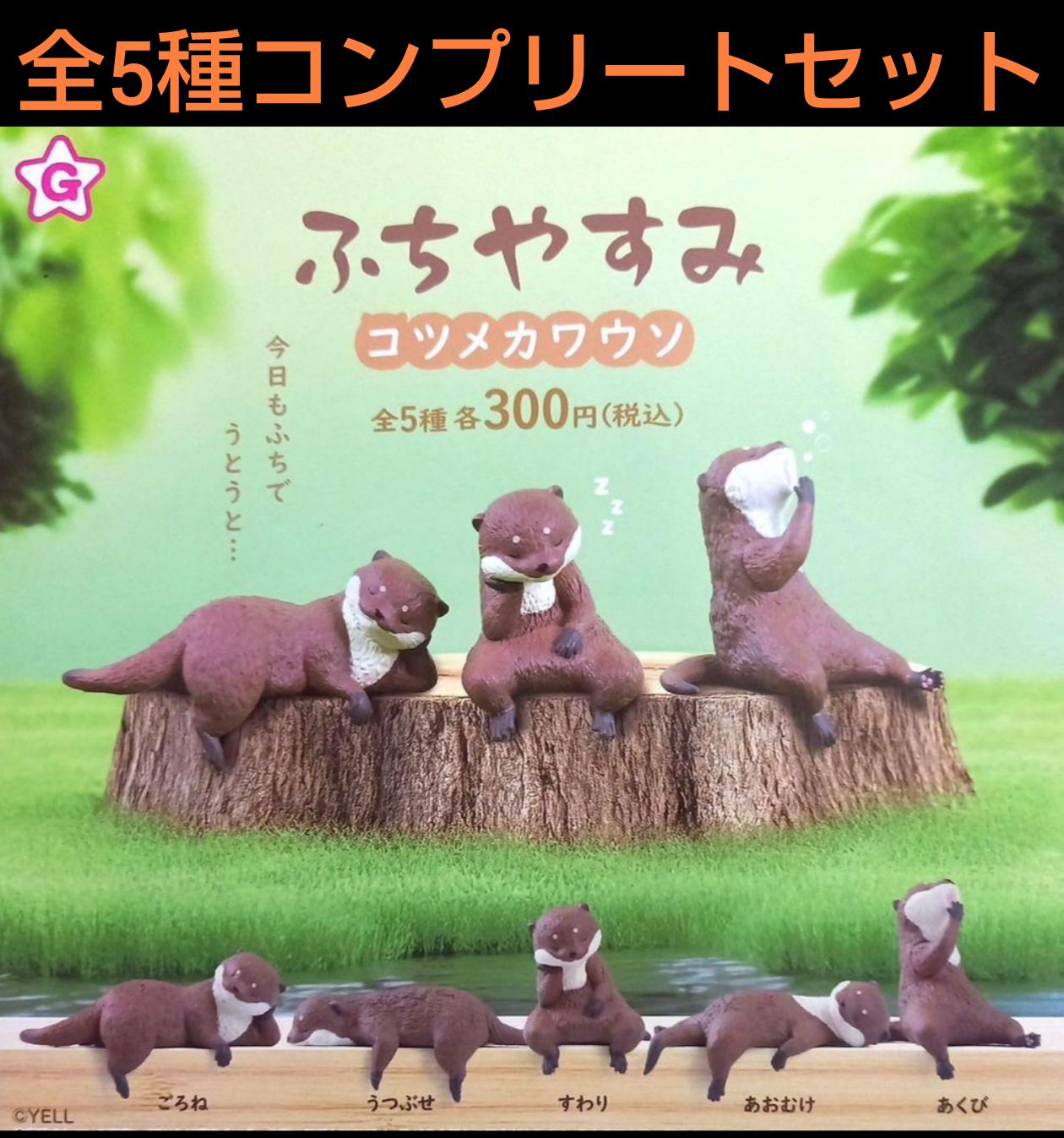 カワウソ様 リクエスト 5点 まとめ商品 ゴツめカワウソ 全5種 コンプリートセット - メルカリ