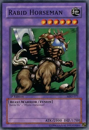 遊戯王 - ミヤノ 中古】遊戯王 MRD-077[N]：Rabid Horseman/ミノケンタウロス