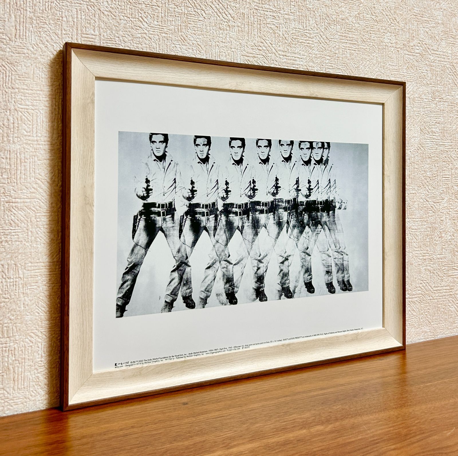 Andy Warholの絵 額縁付き 10%オフ 新品☆額縁付アートポスター(BRUCE MCGAW GRAPHICS)☆アンディ
