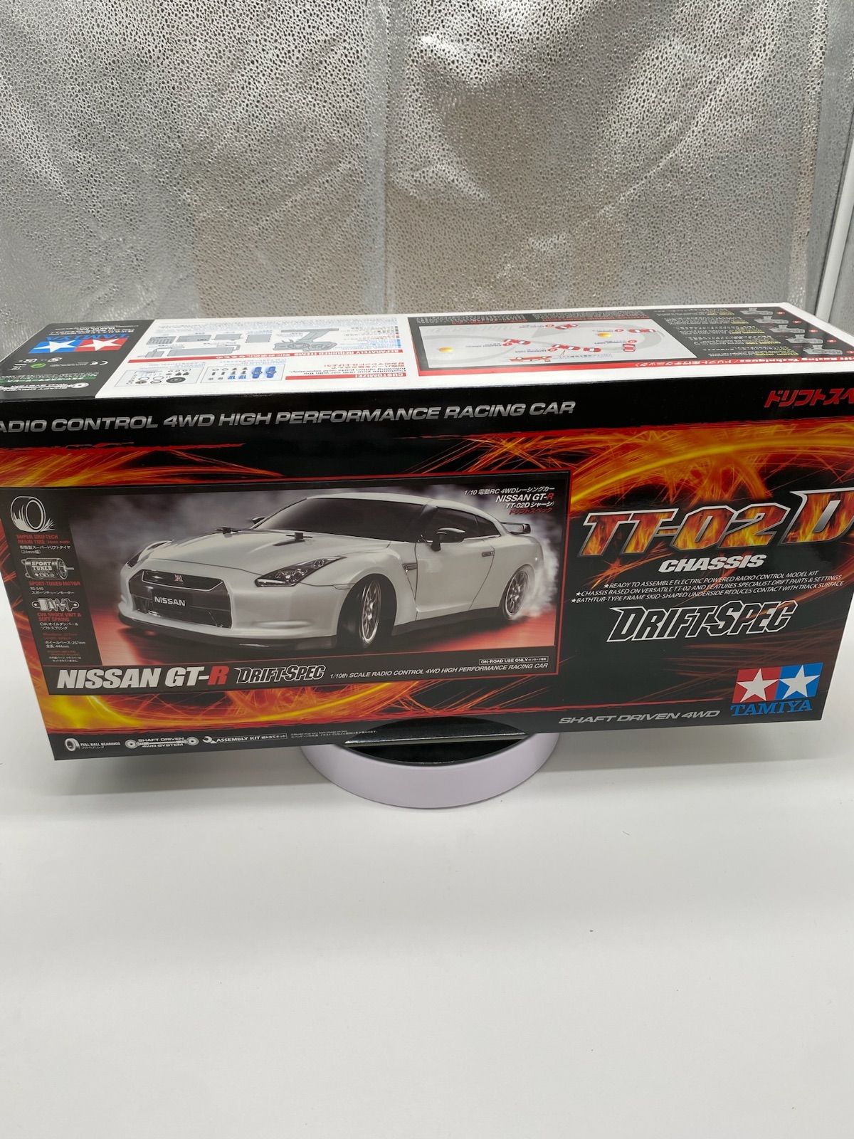 TAMIYA Nissan GT-R (R35) ドリフトスペック TT-02D Tamiya Nissan GT-R 1/10 4WD Drift Spec Kit (TT-02D