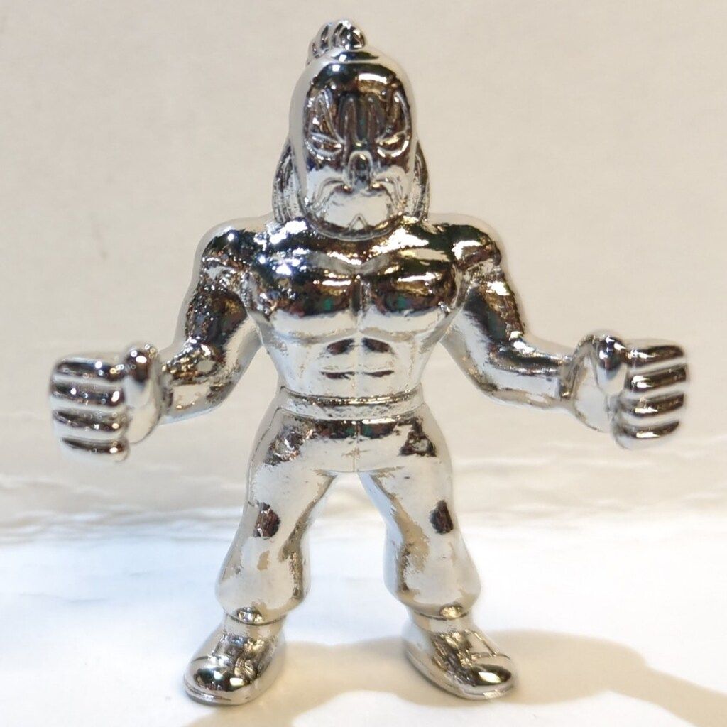 ダイキャスト4 モンゴルマン銀 プリズマン金銀 バンダイ ダイキャストキンケシ 4/キン肉マン モンゴルマン(銀