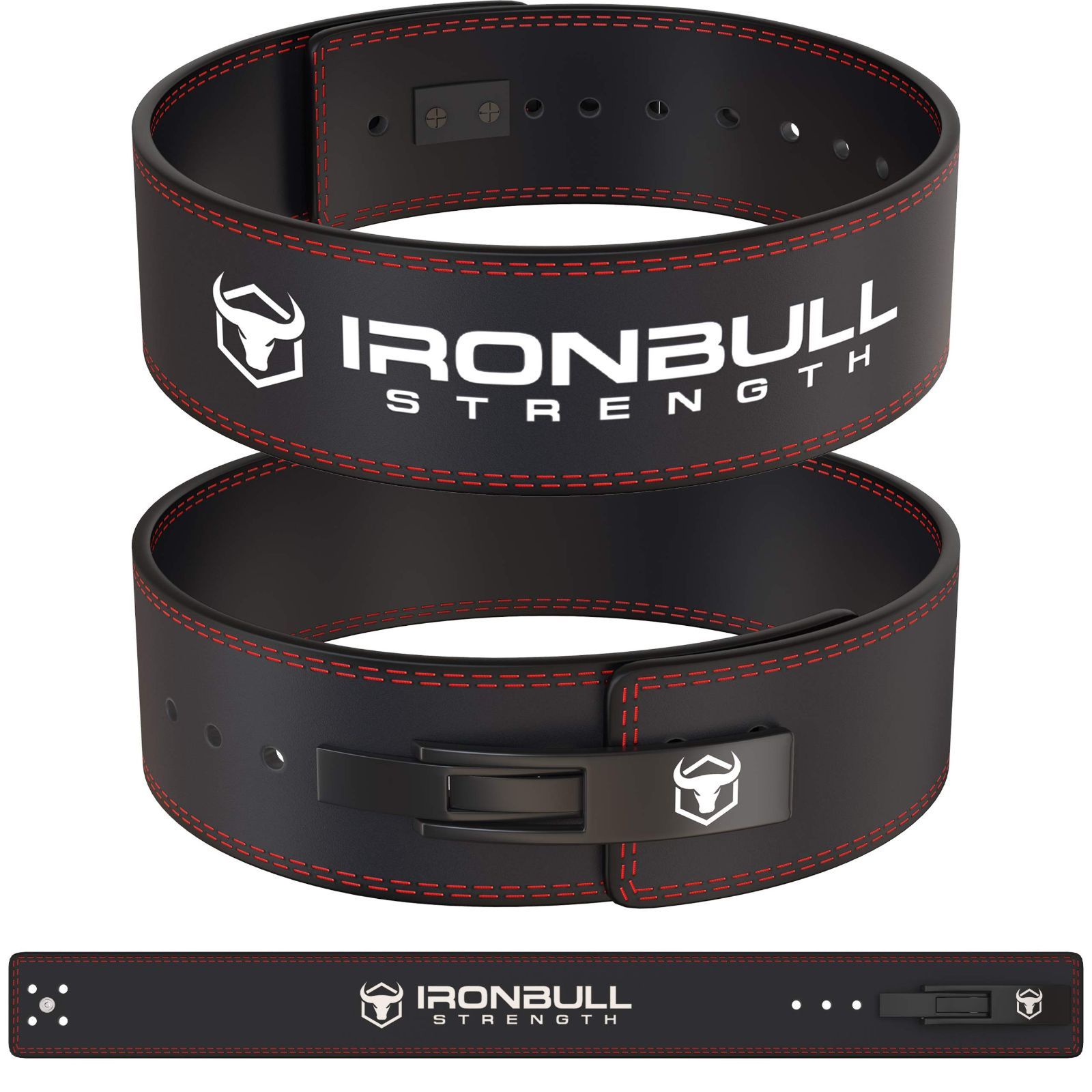 Iron Bull 強度パワーリフティングレバーベルト - 13mm パワーウェイト