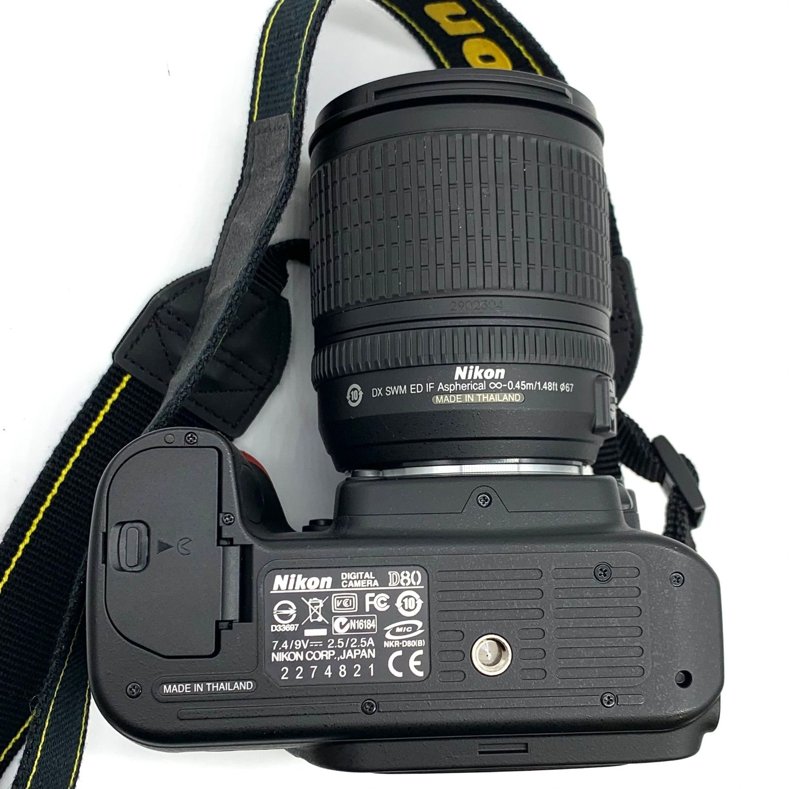 動作確認済み】Nikon デジタル一眼レフカメラ D80 AF-S DX Zoom 動作確認済み】Nikon デジタル一眼レフカメラ D80 AF-S DX Zoom