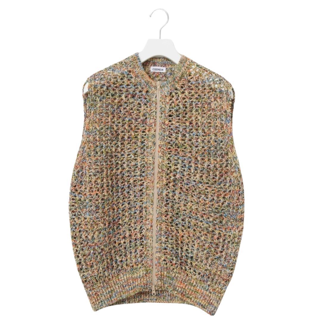 最終価格 美品✨COOHEM/コーヘン　ANIMAL GRADATION C/D Coohem セーター ニット COOHEM / コーヘン ZIGZAG SUKASHI KNIT