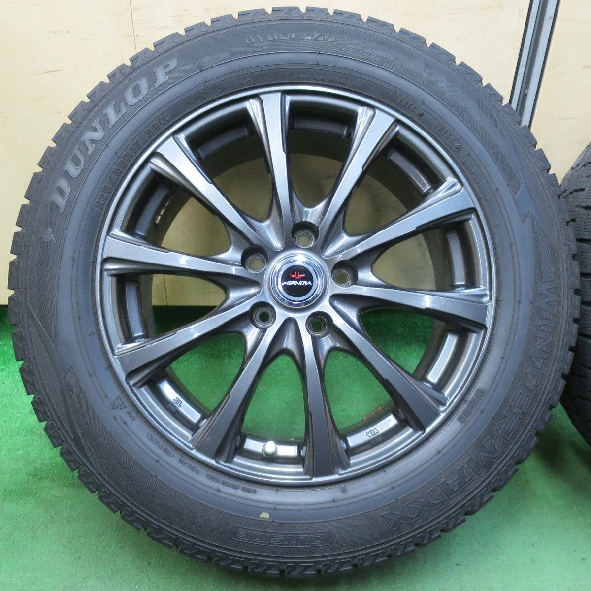 キレイ☆スタッドレス 225/60R17 ダンロップ ウインターマックス WM02 