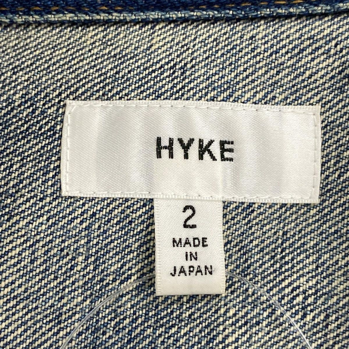 HYKE - HYKE(ハイク) Gジャン サイズ2 M レディース - ブルー 長袖/春/秋 HYKE(ハイク) Gジャン サイズ2 M レディース - ブルー 長袖/春