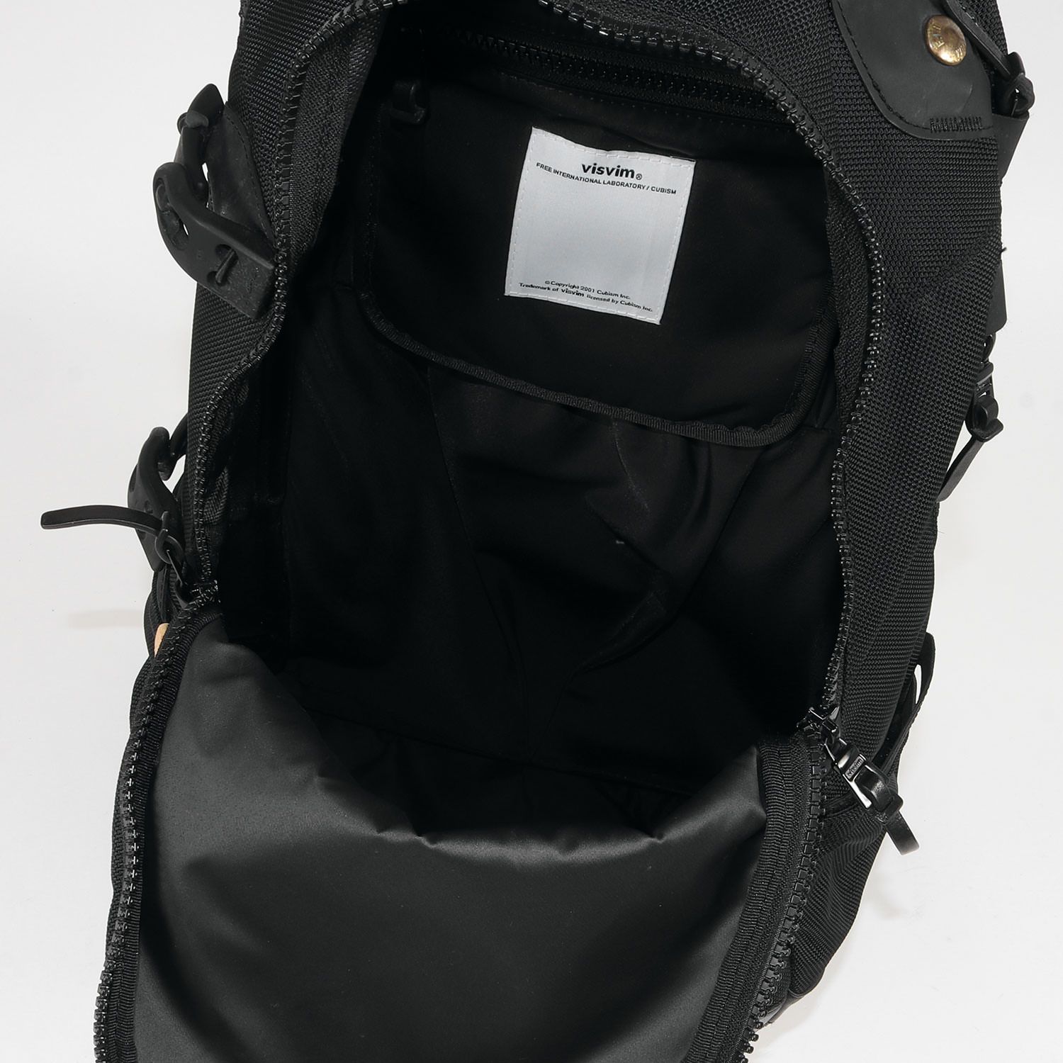 visvim ビズビム レザー コンビ バリステックナイロン バックパック