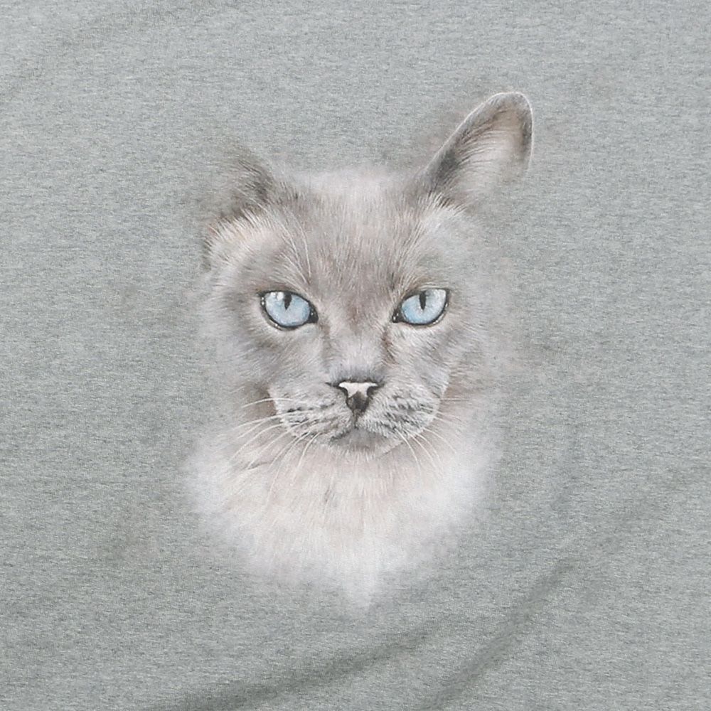 【Maison MIHARA YASUHIRO/メゾン ミハラヤスヒロ】Cat Printed Sweatshirt - GRAY / プルオーバー スウェット / A13PO662【送料無料】