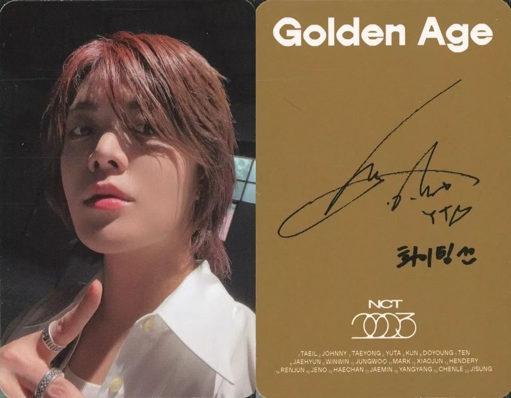 中古】コレクションカード(男性) NCT/ユウタ(YUTA)/裏面印刷サイン 