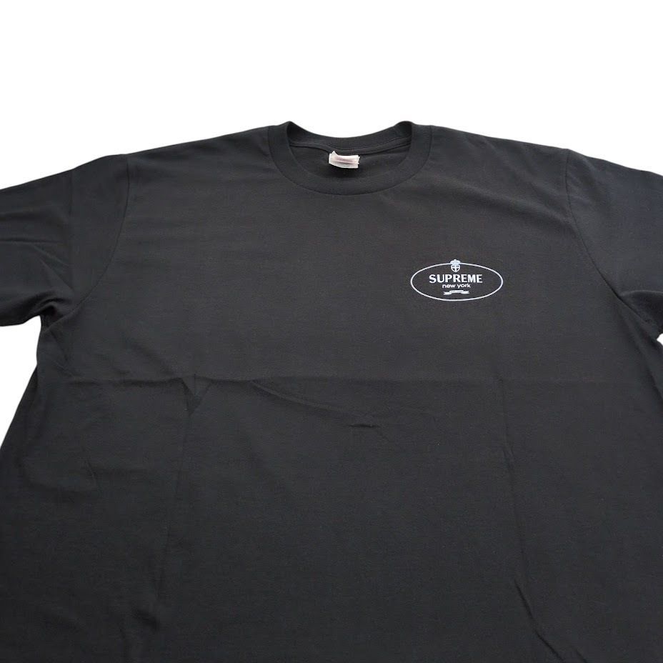 美品 24AW SUPREME Supreme シュプリーム Crest Tee ブラック サイズ L
