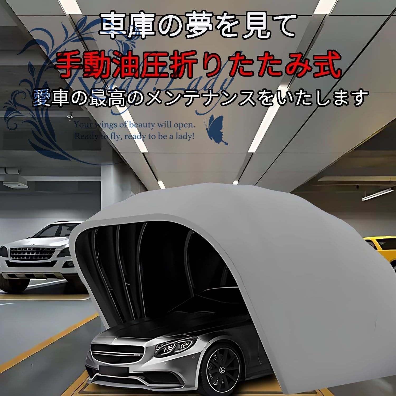 カーポート 折りたたみ式 ガレージテント 南京錠付 車庫 簡易 カーポート 折りたたみ式 ガレージテント 南京錠付 車庫 簡易