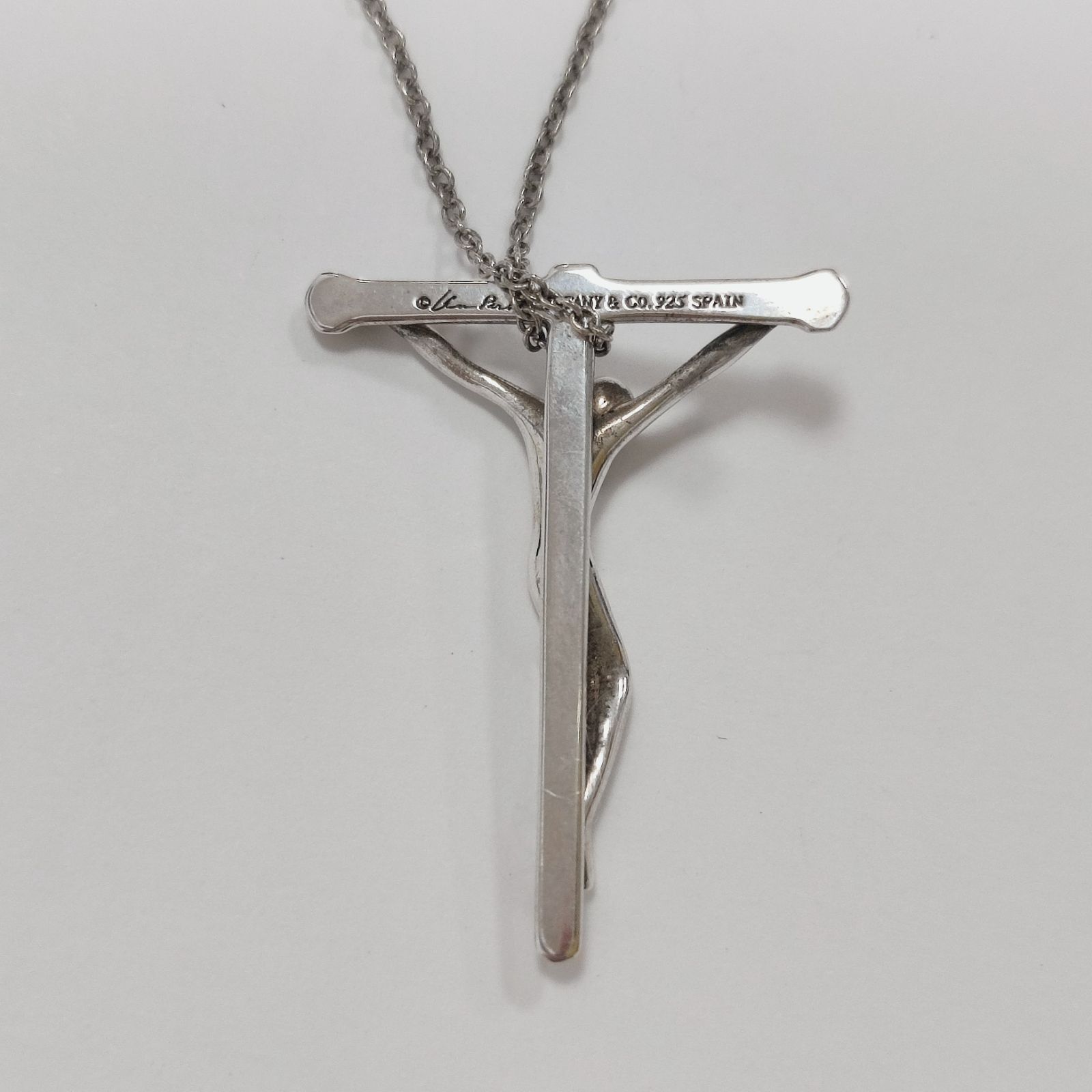Tiffany & Co. 925 ロザリオ　ネックレス　十字架 オールド TIFFANY&Co ティファニー キリスト ロザリオ ネックレス クロス