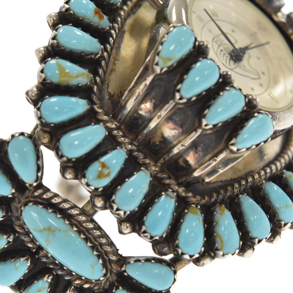 INDIANJEWELRY (インディアンジュエリー) RD刻印 ターコイズクラスター