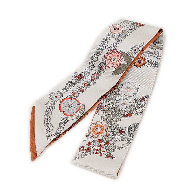 エルメスツイリーブリッド・ドゥ・ガラ　アン・フルール＆アイライナー　極品 Twilly 《ブリッド・ドゥ・ガラ・アン・フルール&アイライナー