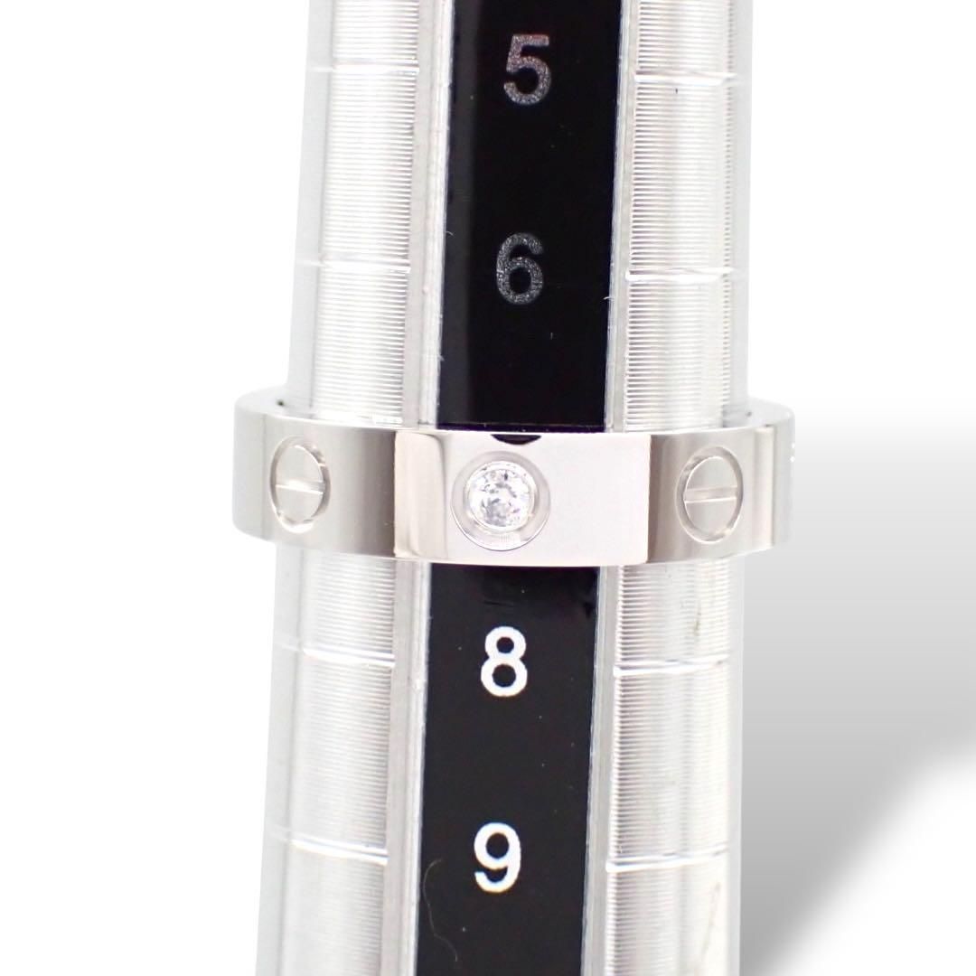 カルティエ 47 ミニラブ リング ダイヤ 1P 750 WG K18 3890 カルティエ 47 ミニラブ リング ダイヤ 1P 750 WG K18 3890 - メルカリ