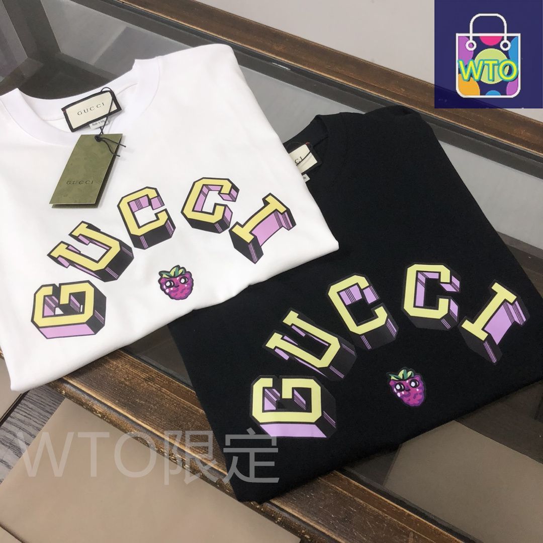 本日限定特価】GUCCI 春夏 ロゴプリントTシャツ [本日特価|新品