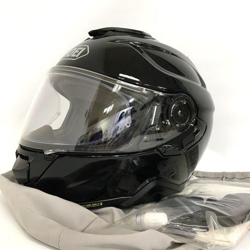 SHOEI GT-Air 2 フルフェイスヘルメット 2021年製 除菌消臭済 ピンロックシート装着 ブラック Lサイズ  オートバイ ツーリング ライディング バイカー バイク用品 TA1359