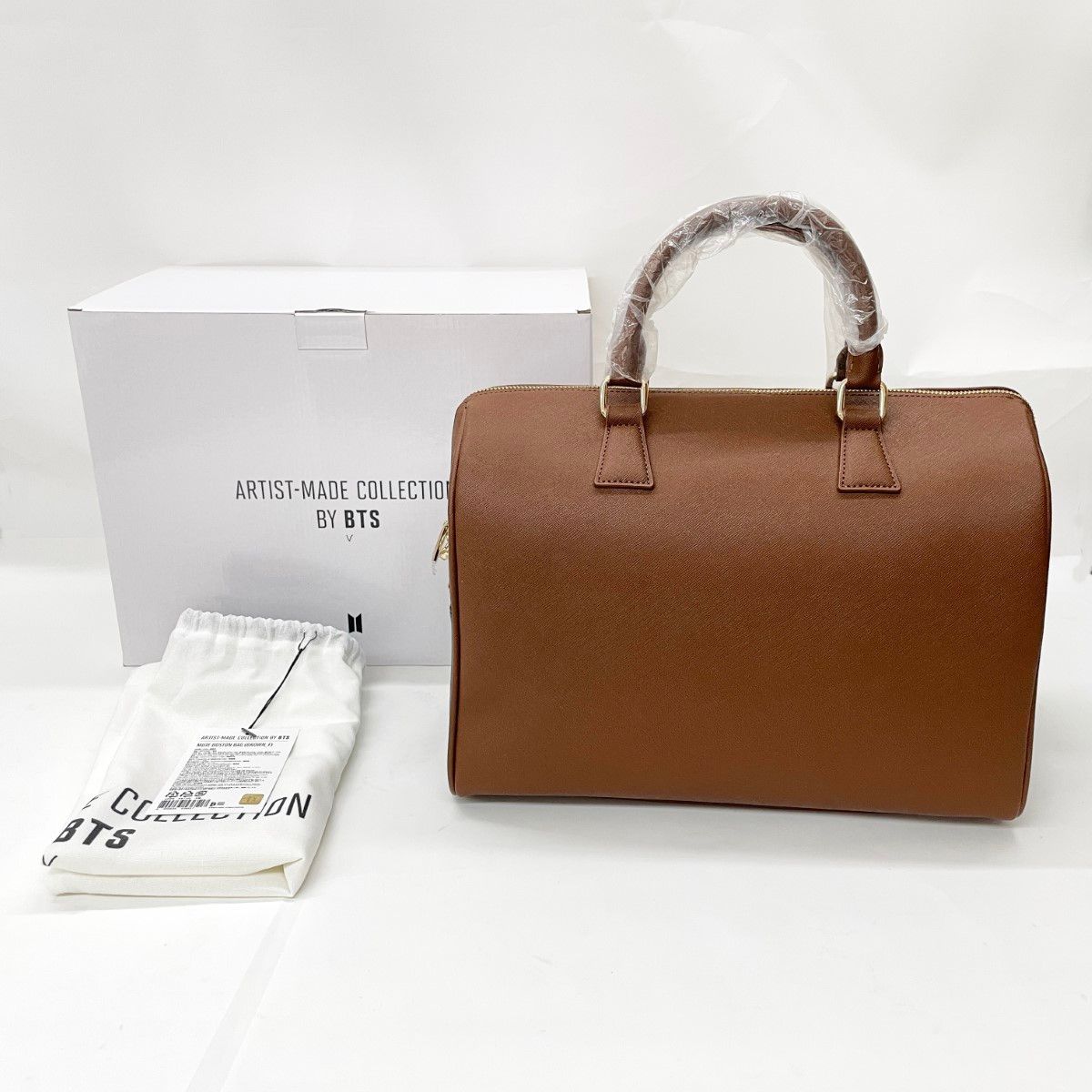 BTS MUTE BOSTON BAG (ブラウン) BTS V MUTE BOSTON BAG – PLANET STORE