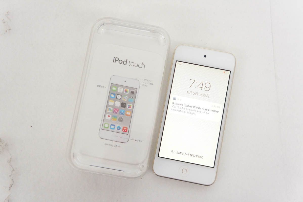 中古 Appleアップル 第6世代 iPod touch 16GB MKH02J/A ゴールド