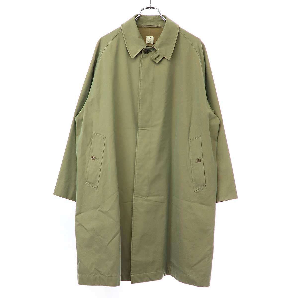 ANATOMICA アナトミカ SINGLE RAGLAN COAT コットンギャバジンシングル