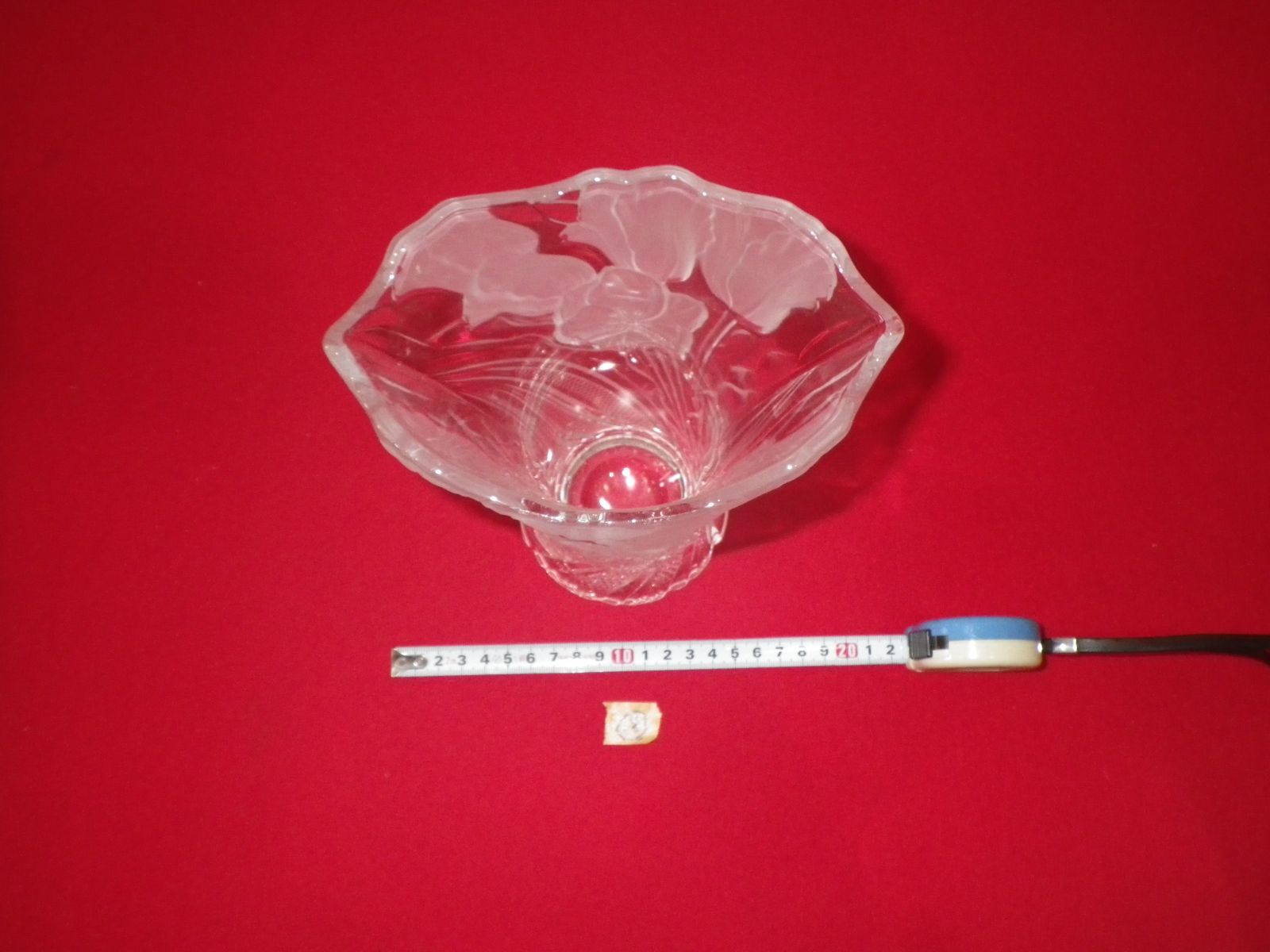 ☆18☆HOYA 高級クリスタルガラス 花瓶 なかなかの大型サイズで ☆希少品