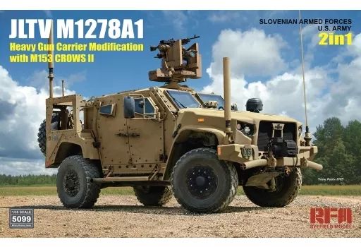 プラモデル 1|35 JLTV M1278A1 HGC 統合軽戦術車両 w|M153 CROWSII RFM5099