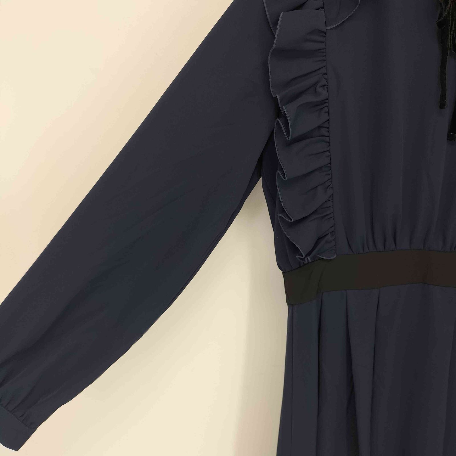 【美品】Emiria wiz エミリアウィズ フリルラッフルロングワンピース エミリアウィズ EMIRIA WIZ フリルラッフルロングワンピース