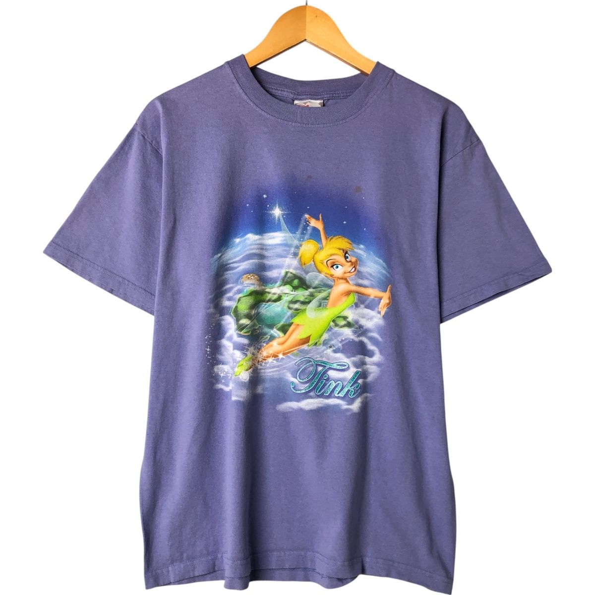古着 DISNEY STORE TINKER BELL ティンカーベル キャラクタープリントTシャツ メンズM相当|eaa560362