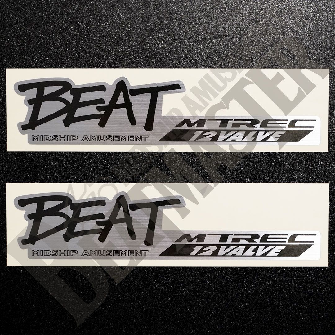 ホンダ ビート“ BEAT MTREC 12VALVE ”20周年記念セレクションエンブレム風ステッカー 2枚 NEW BRAND 「 BEAT  MASTER 」 HONDA BEAT | デカール | 新品 | 送料無料 | 匿名配送 - メルカリ