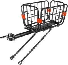 iplusmile 自転車カゴ リアシート収納バスケット 自転車収納ホルダー