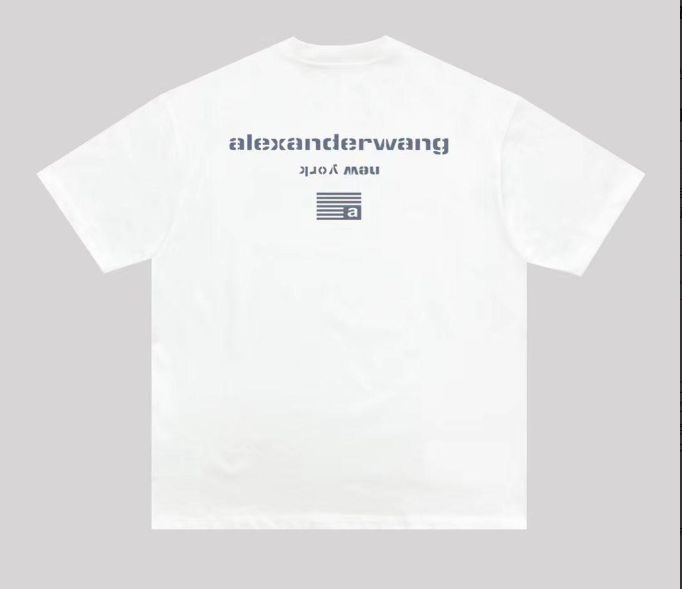 新品未使用Alexander wang ファッショナブルな男女兼用 白 Tシャツ