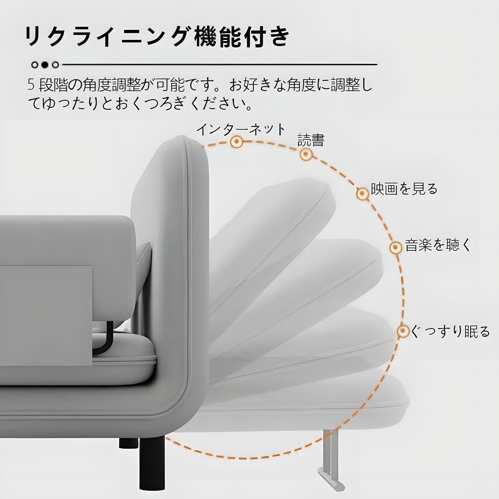 点限り 折り畳み 3WAY ダブル リクライニング ソファー カウチソファ 5段階調節 コンパクト 簡易ベッド 2人掛け 省スペース 1人掛け 完成品 おしゃれ セミダブル 一人暮らし ソファーベッド 来客用 BEIYALITI グリーン2人用-98 1