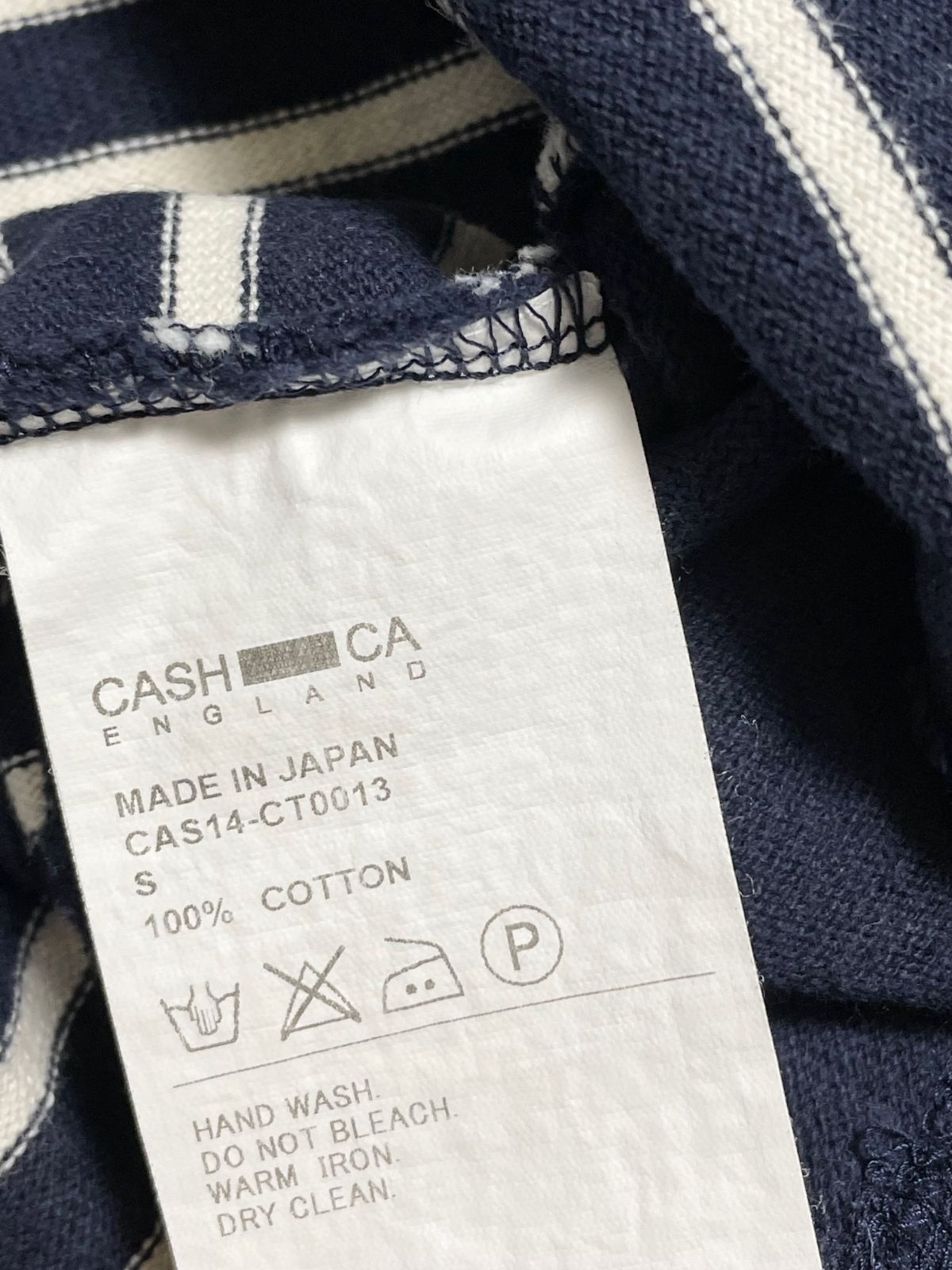 日本製 CASH CA ENGLAND ボーダーニット半袖Tシャツ Sサイズ - メルカリ