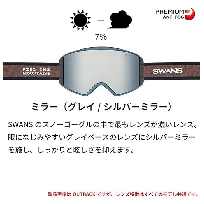 スノーゴーグル OUTBACK | 特集・ブログ | 【公式】SWANS 日本製