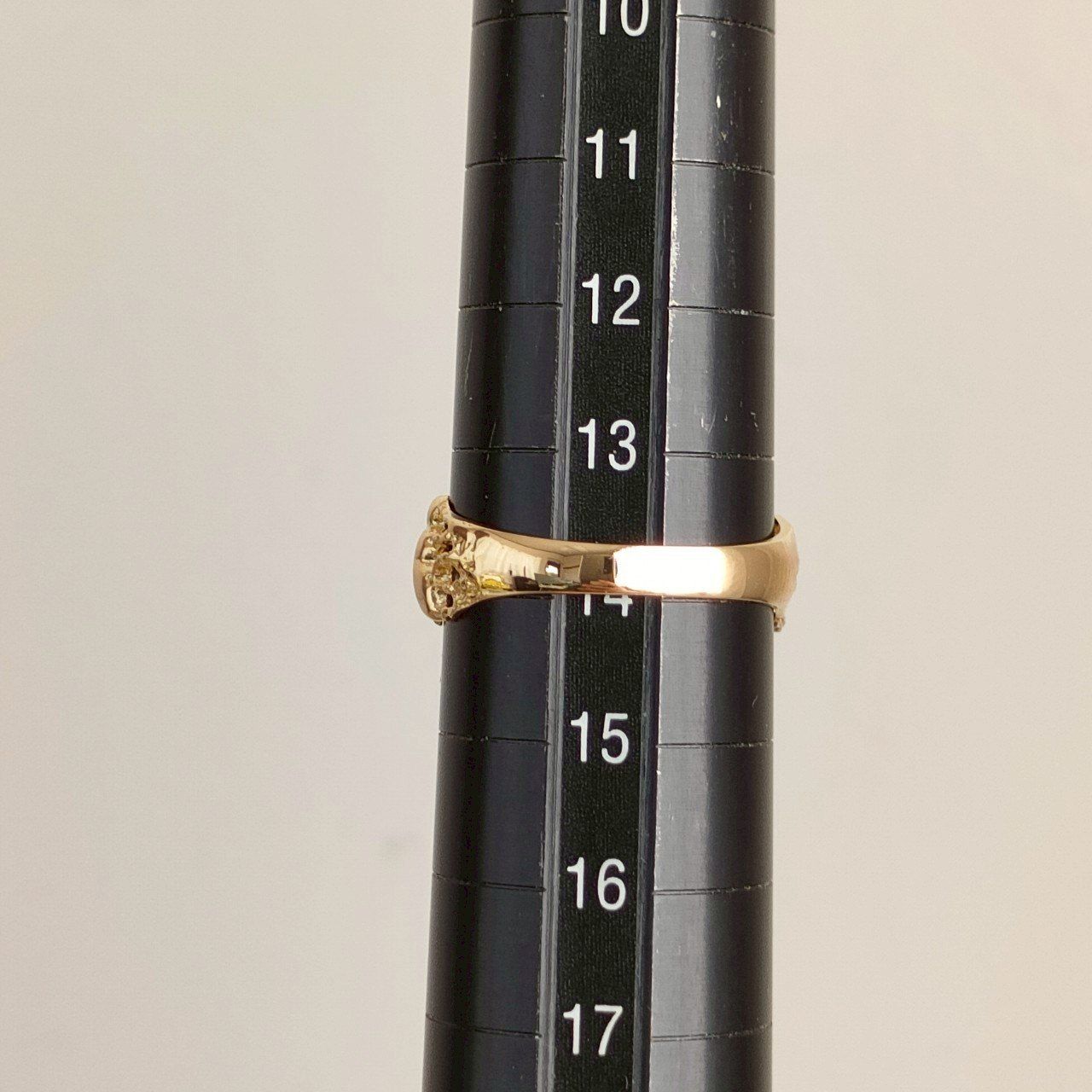 18金 K18 レディース 蝶々 バタフライリング 3.59g 13～14号 B942 K18