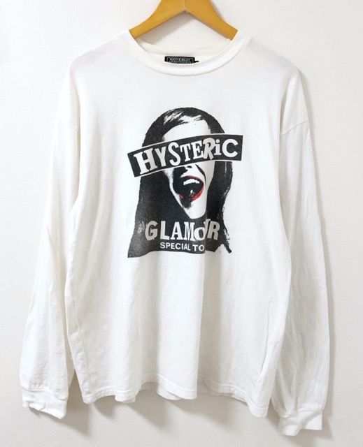 HYSTERIC GLAMOUR（ヒステリックグラマー ）02213CL15　SPECIAL TO ME　長袖Ｔシャツ【E3616-007】