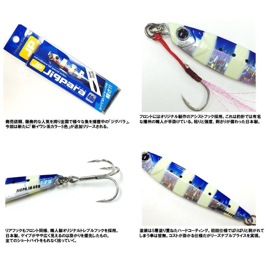 メジャークラフト ジグパラ スロー&ショート他 新品未使用 20本セット